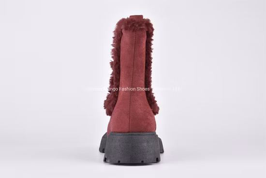 Fashion Ladies Warmth Winter Bootee Casual Felt Boots Women Fashion Snow Boot Platform Ankle Boots