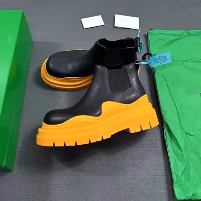 Femmes Chunky Platform Sole Sock Bottines Bottines plates d'automne