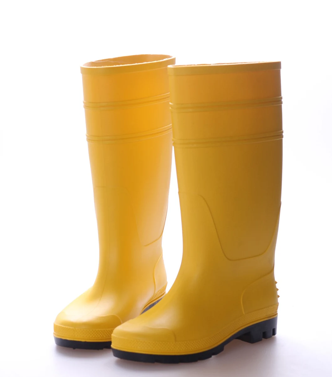 Cheap White PVC Boots Injection Jelly Rain Boots