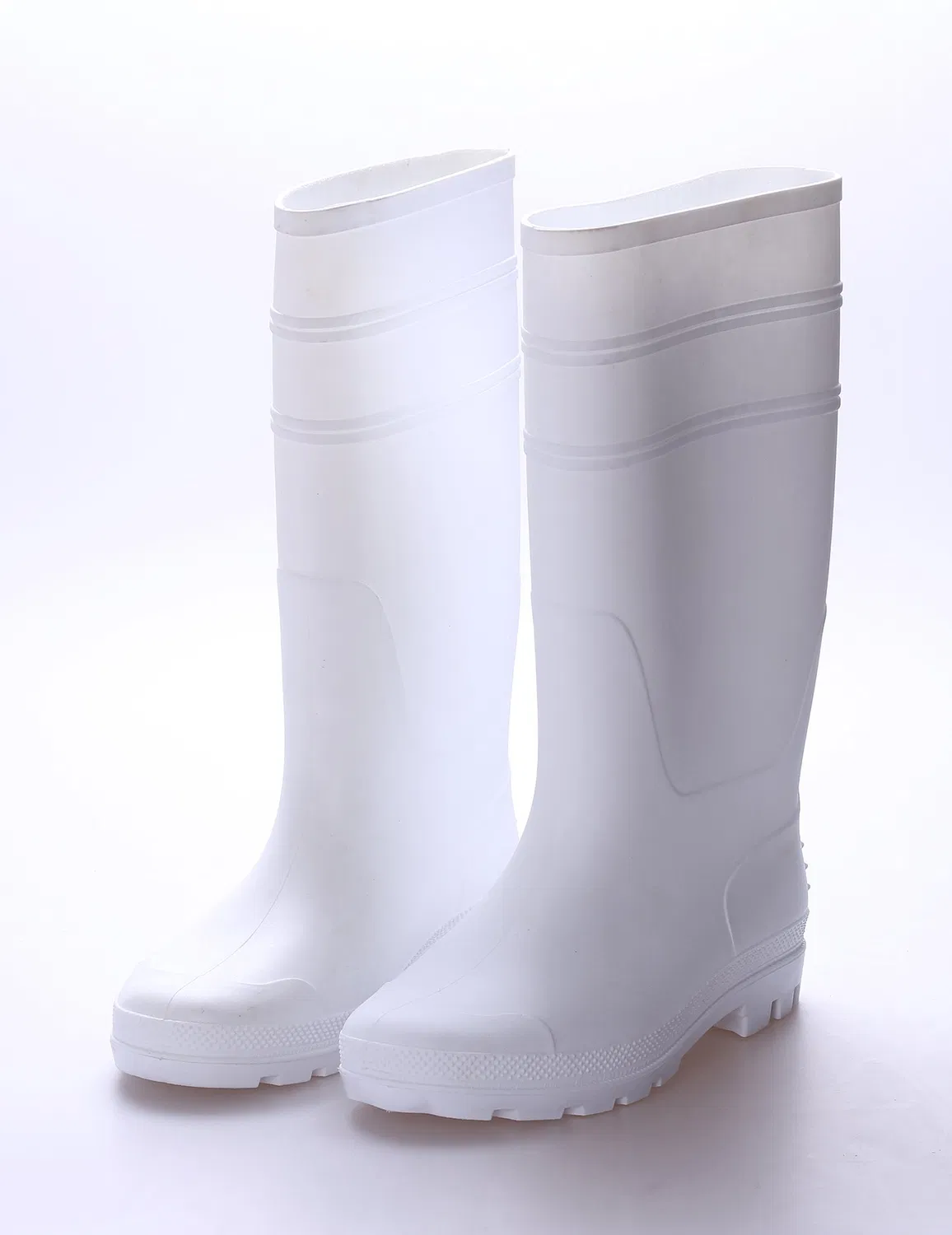 Cheap White PVC Boots Injection Jelly Rain Boots