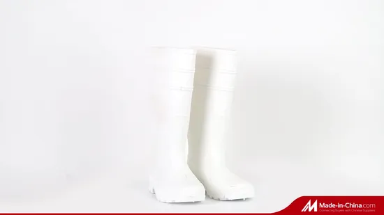 Cheap White PVC Boots Injection Jelly Rain Boots